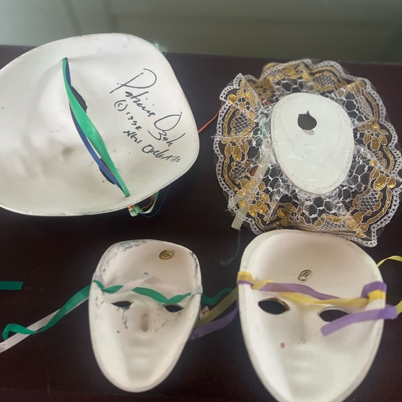 LOWSTART 🎭Lot of 10 Mardi Gras Masquerade Masks,  Ceramic Hand-Painted. 🎭 - Picture 13 of 13